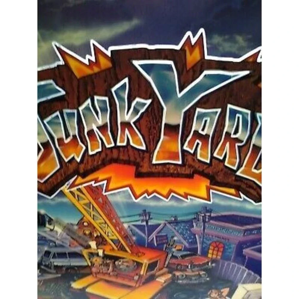 Williams Junkyard Pinball Machine Translite Artwork Original NOS 1996 Crazy Bob